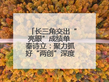 长三角交出“亮眼”成绩单 秦诗立：聚力抓好“两创”深度融合这个棋眼