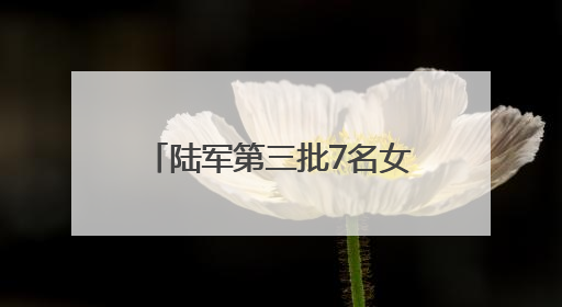 陆军第三批7名女飞行学员全优通过