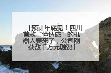 预计年底见！四川首款“懂情感”的机器人要来了，公司刚获数千万元融资