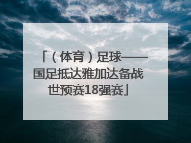 （体育）足球——国足抵达雅加达备战世预赛18强赛