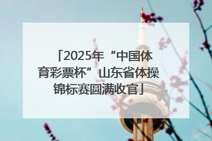 2025年“中国体育彩票杯”山东省体操锦标赛圆满收官