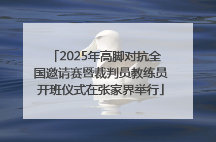 2025年高脚对抗全国邀请赛暨裁判员教练员开班仪式在张家界举行
