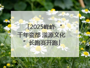 2025峰峰·“千年瓷都 滏源文化”长跑赛开跑