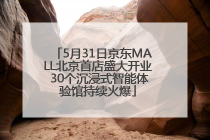 5月31日京东MALL北京首店盛大开业 30个沉浸式智能体验馆持续火爆